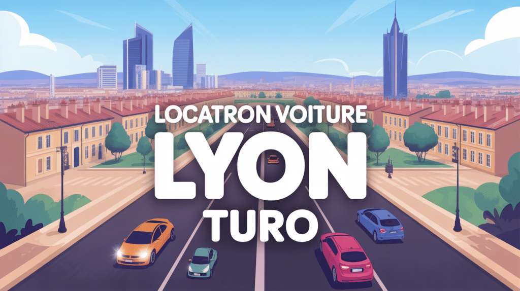 vue aerienne moderne location voiture lyon turo