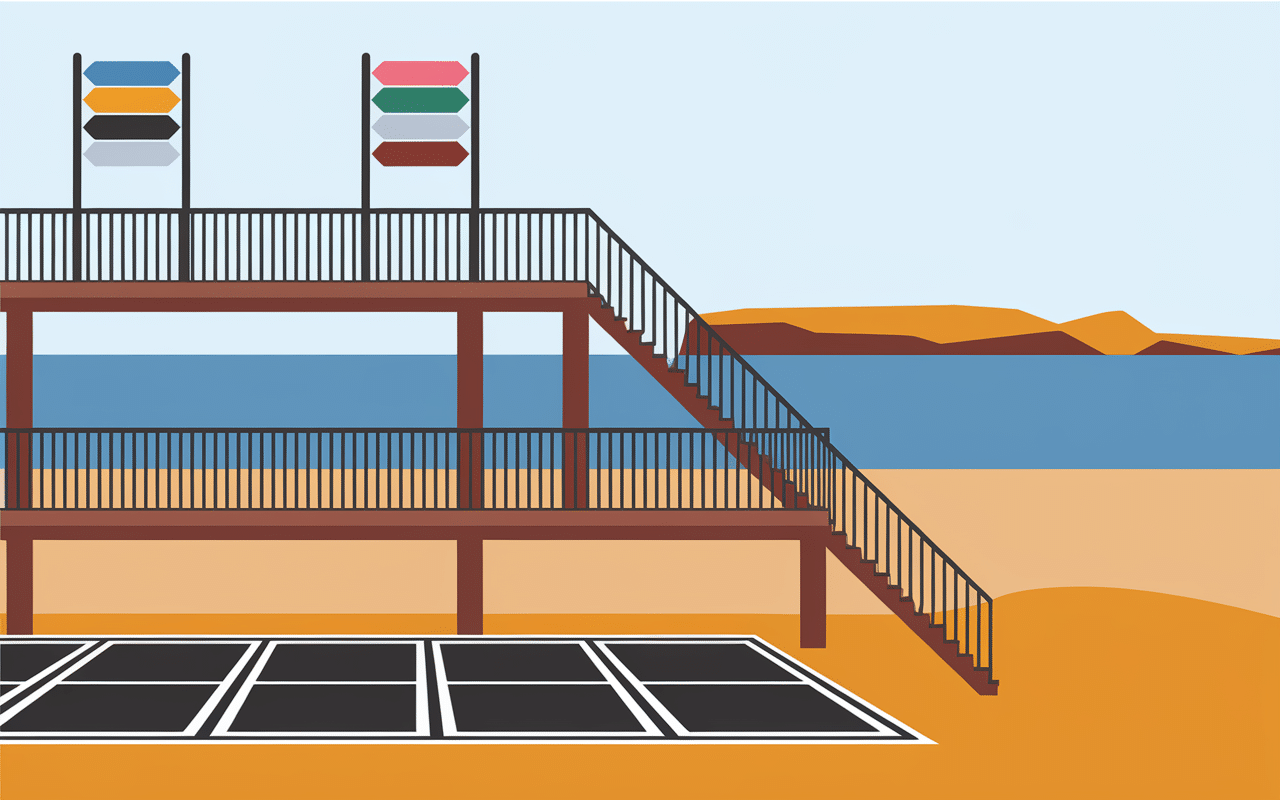 accès et stationnement plage des Nonnes