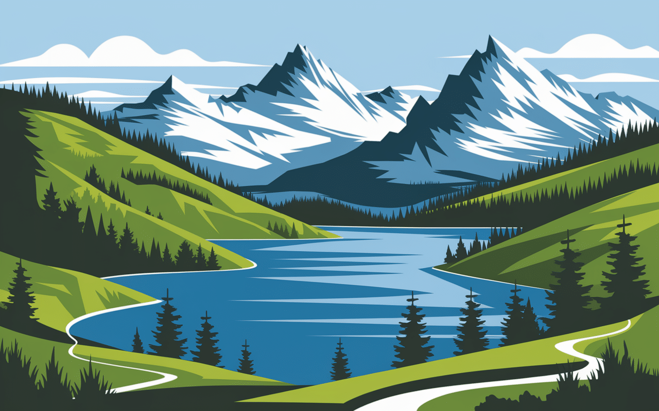 Paysage naturel de Brison Saint Innocent