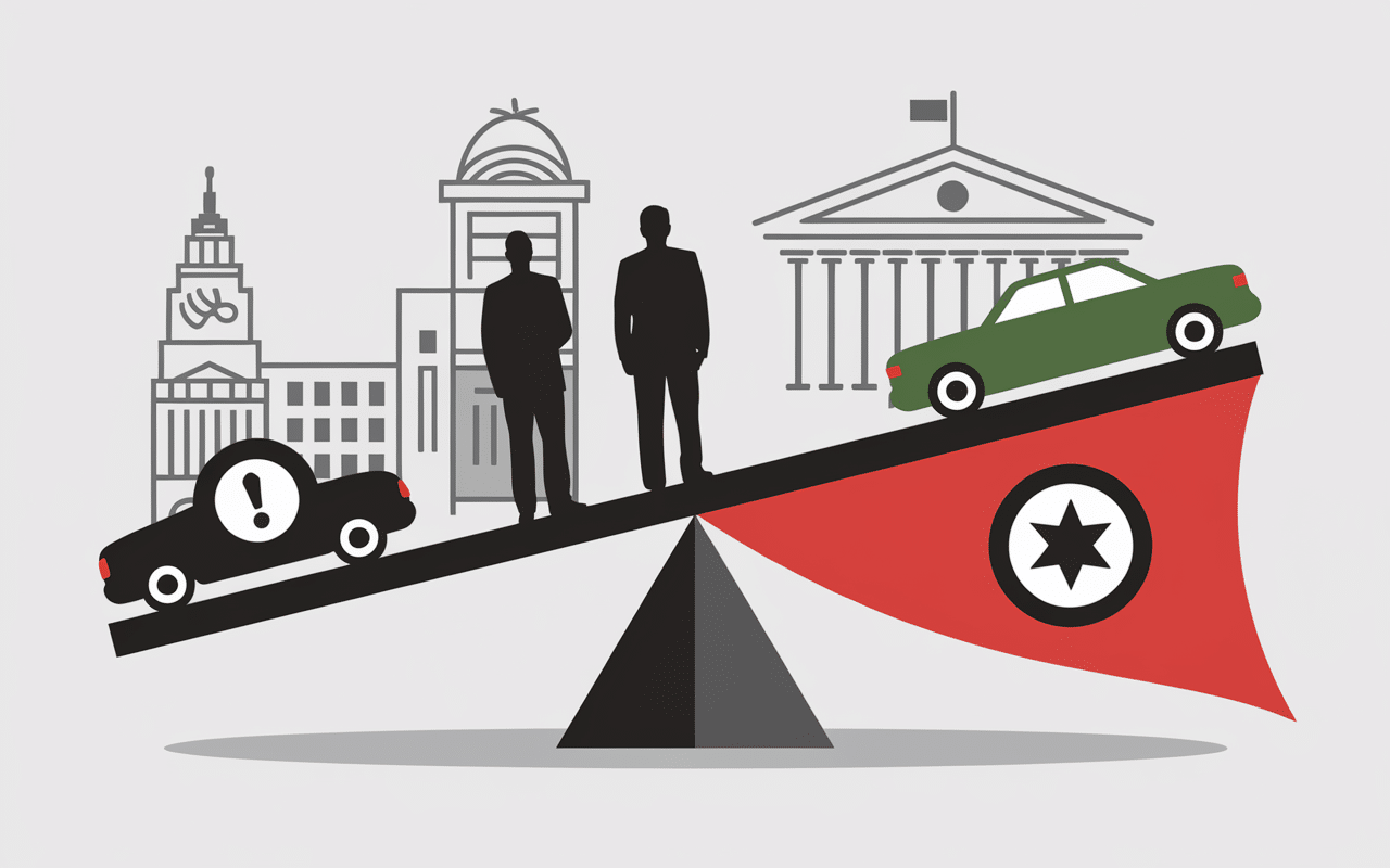Balance illustrant sécurité au Bénin