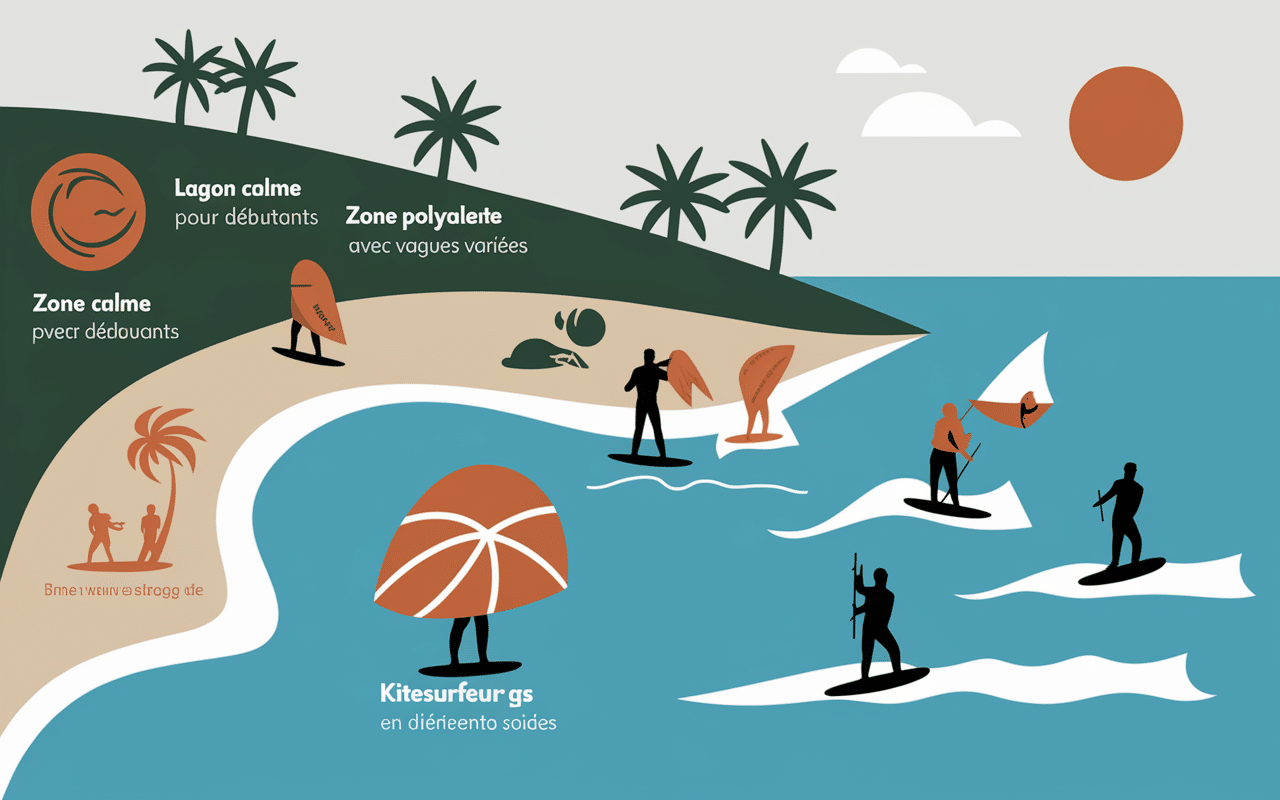 Carte spots kitesurf Égypte Spot Air Egypt