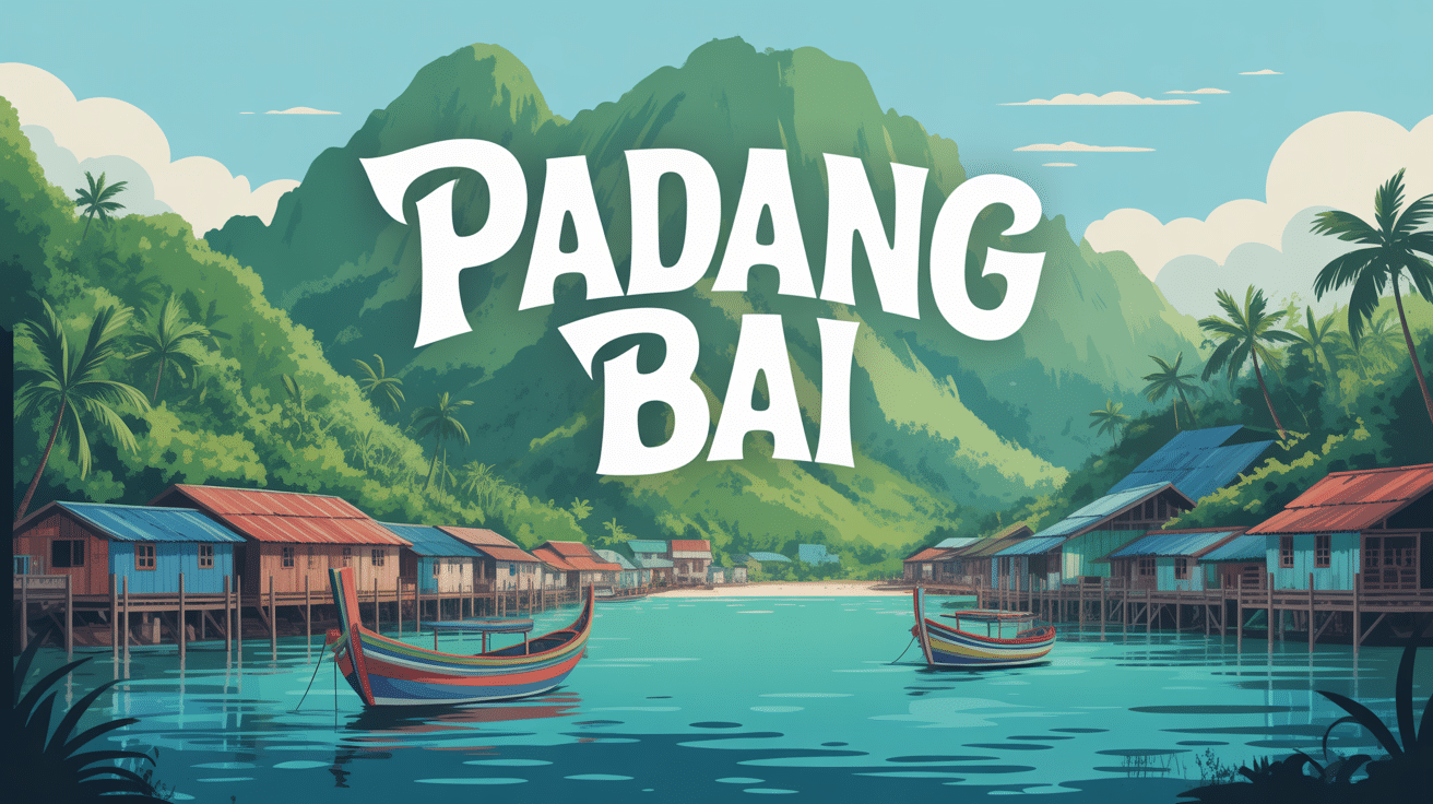 Village de pêcheurs à Padang Bai Bali