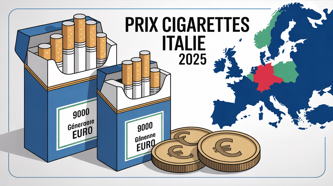 Prix cigarette Italie 2025 image stylisée