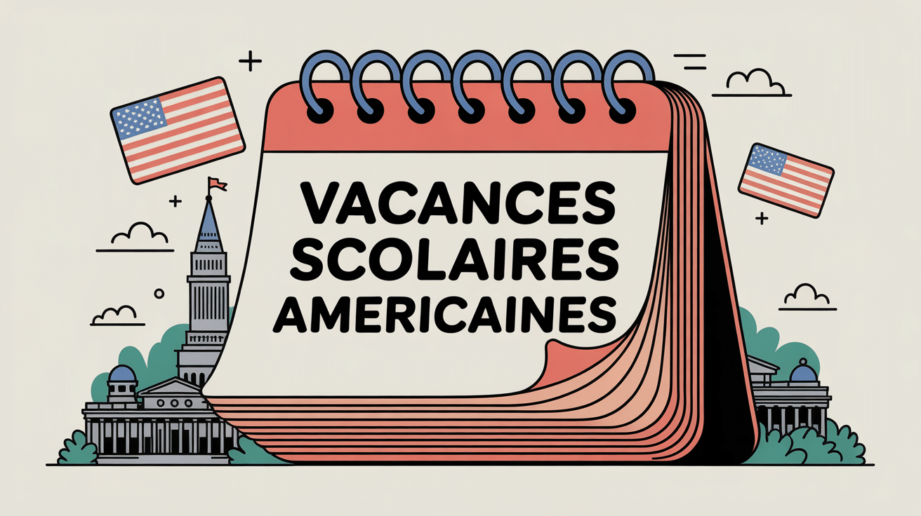 etats unis vacances scolaires calendrier géant usa