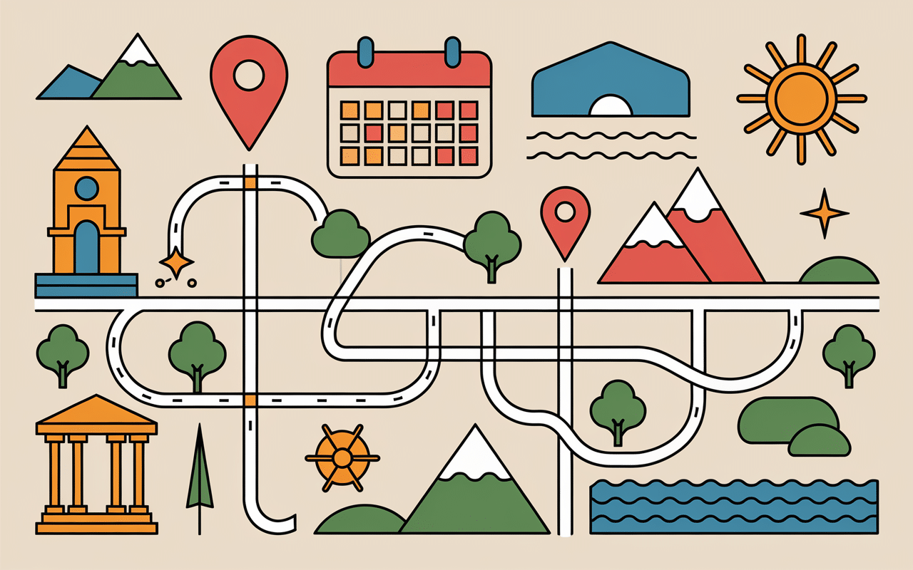 carte itinéraire road trip croatie 3 semaines