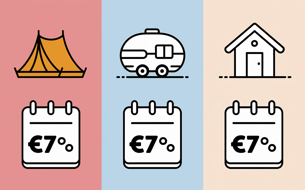 gammes prix camping en croatie selon saison