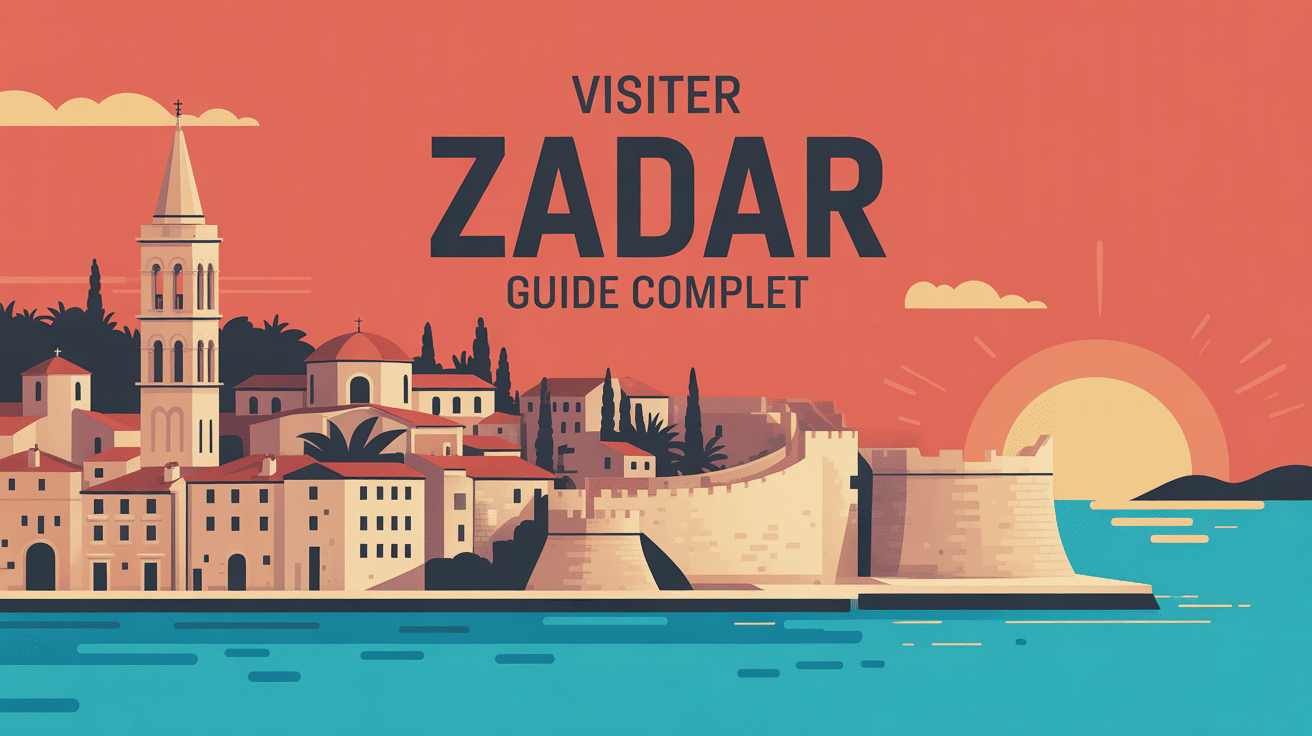 Que faire à Zadar, guide avec ville, mer et coucher de soleil