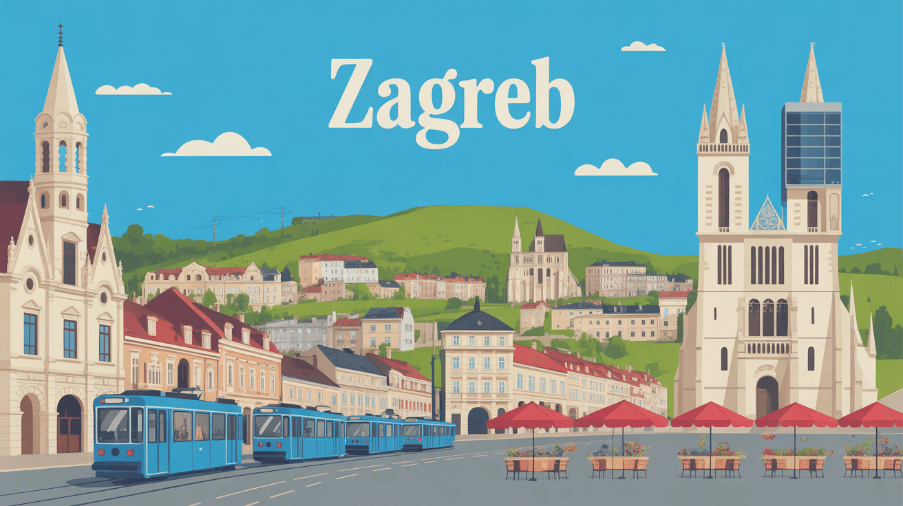 Que faire Zagreb panorama capitale Croatie