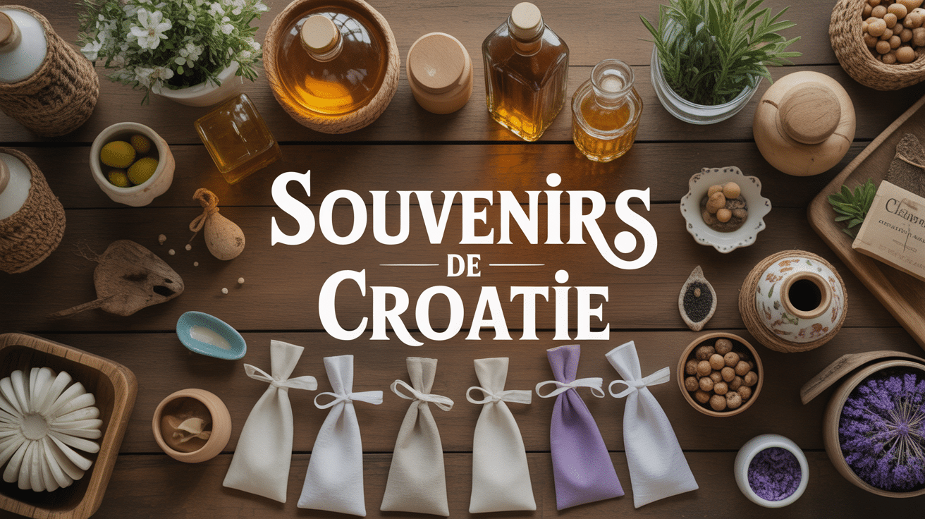 Que ramener de Croatie table objets artisanaux souvenirs