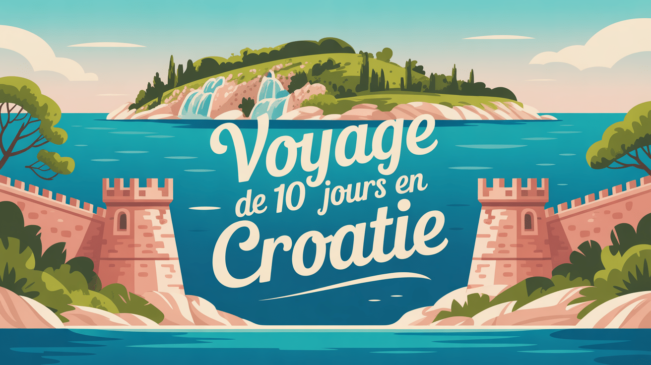 Que visiter en Croatie en 10 jours paysage remparts mer îles