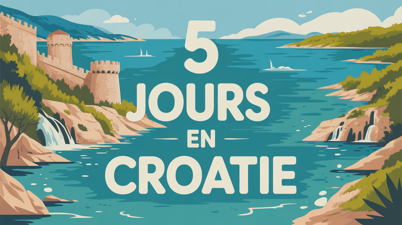 paysage méditerranéen remparts et cascades que visiter en croatie en 5 jours