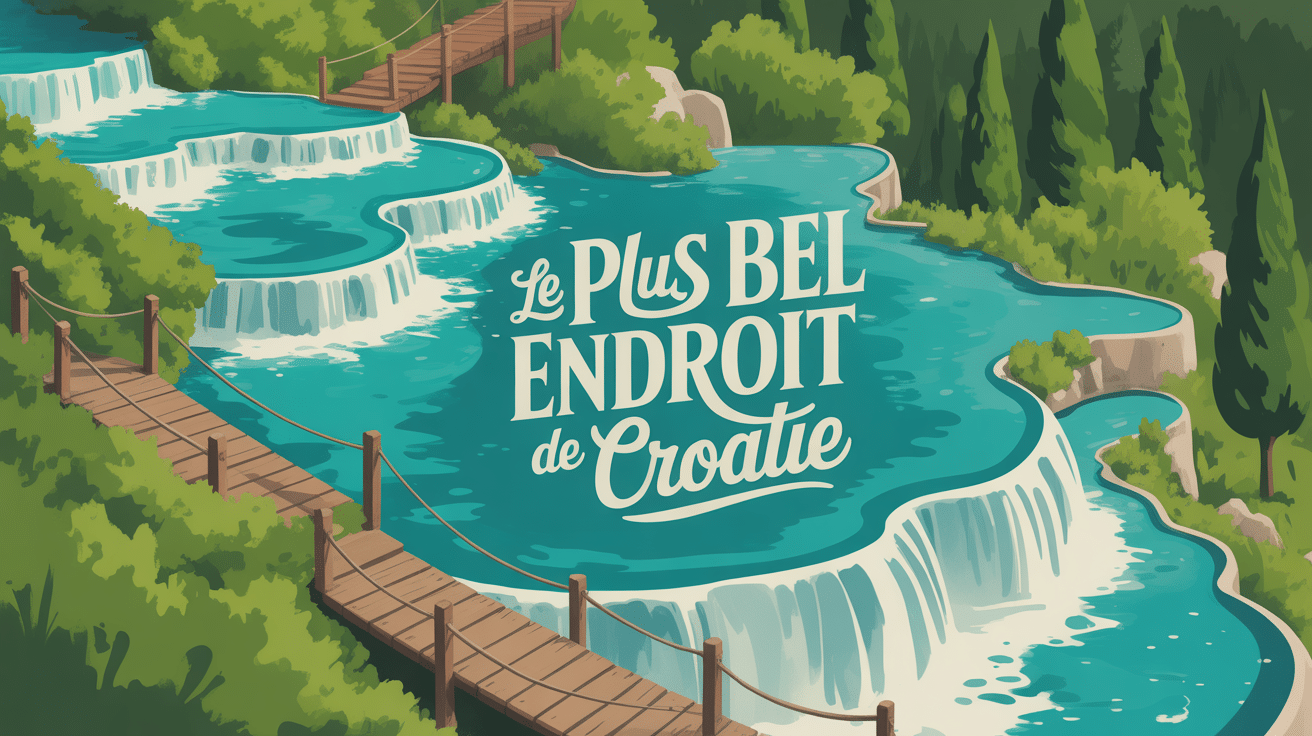 Paysage cascade quel est le plus bel endroit de la Croatie
