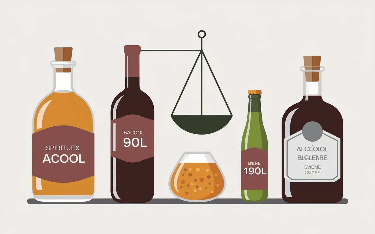 Infographie quota alcool Espagne chiffres limites