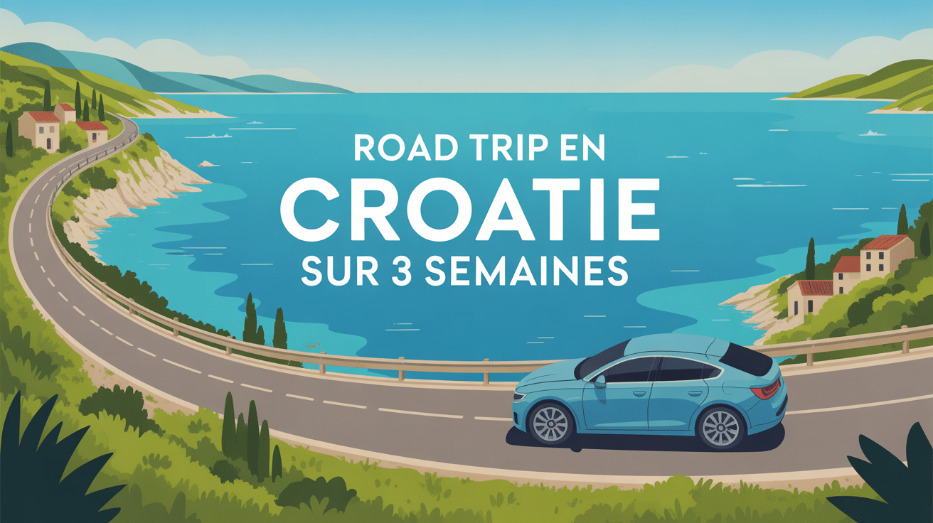 route côte croate road trip croatie 3 semaines