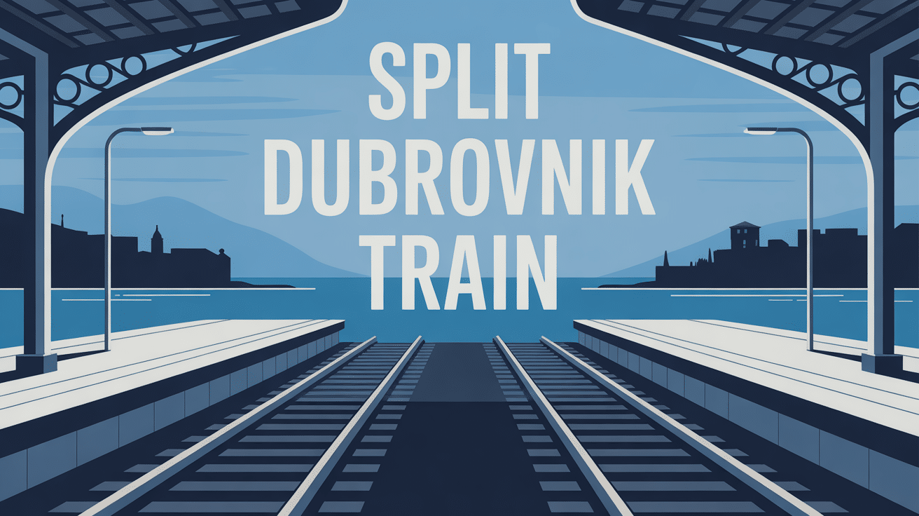 split dubrovnik train illustration gare moderne liaison manquante