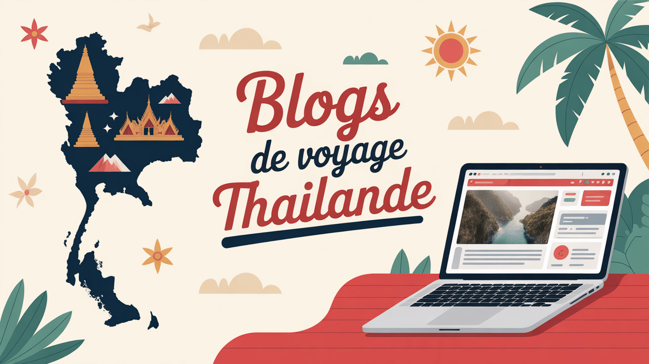 thailande blog illustration carte voyage