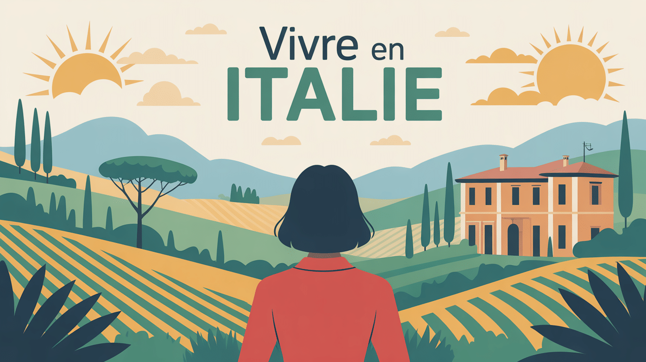 vivre en italie avantages et inconvénients paysage italien typique