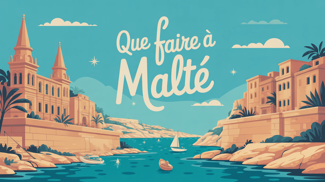 activité malte illustration archipel historique
