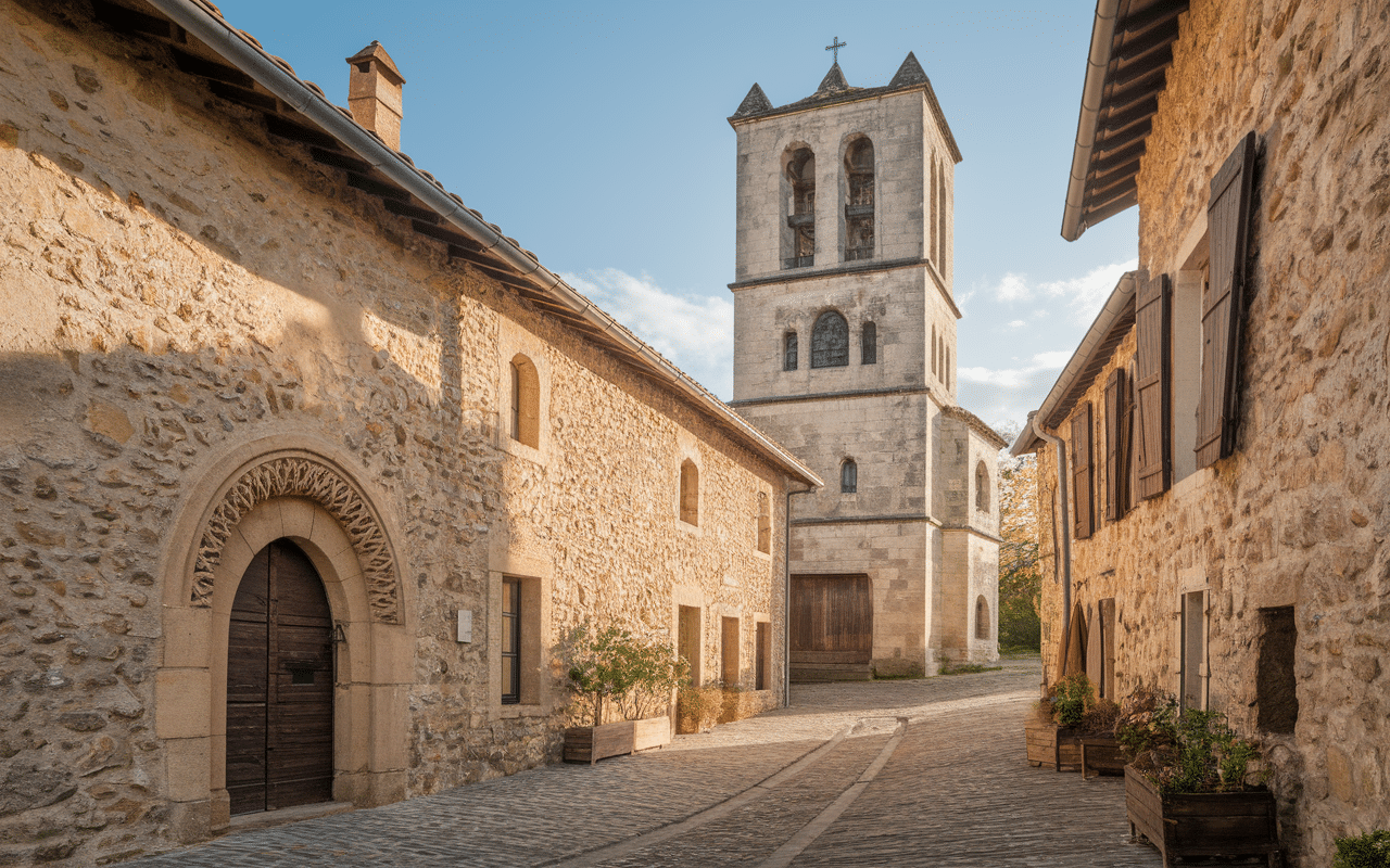 carsac aillac église romane et rues médiévales