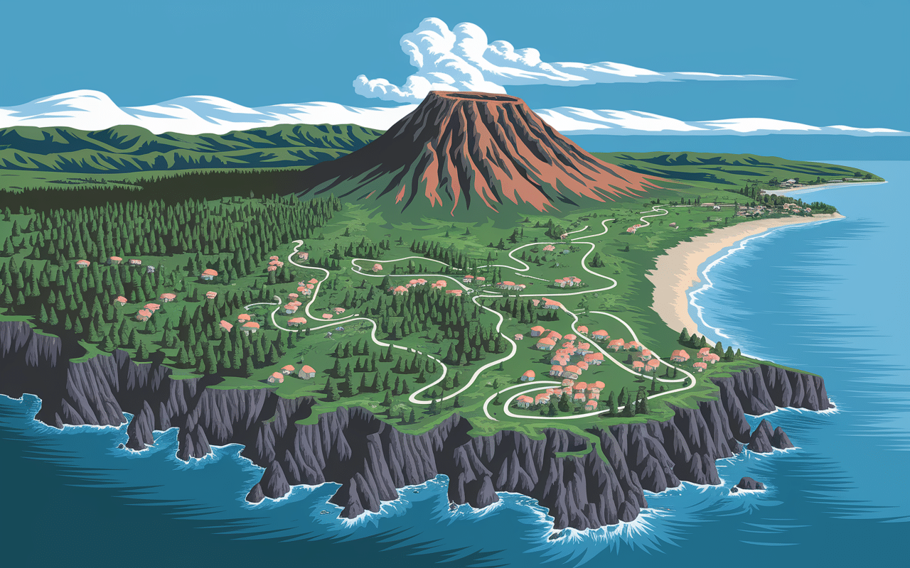 carte tenerife zones regions villages plages vues