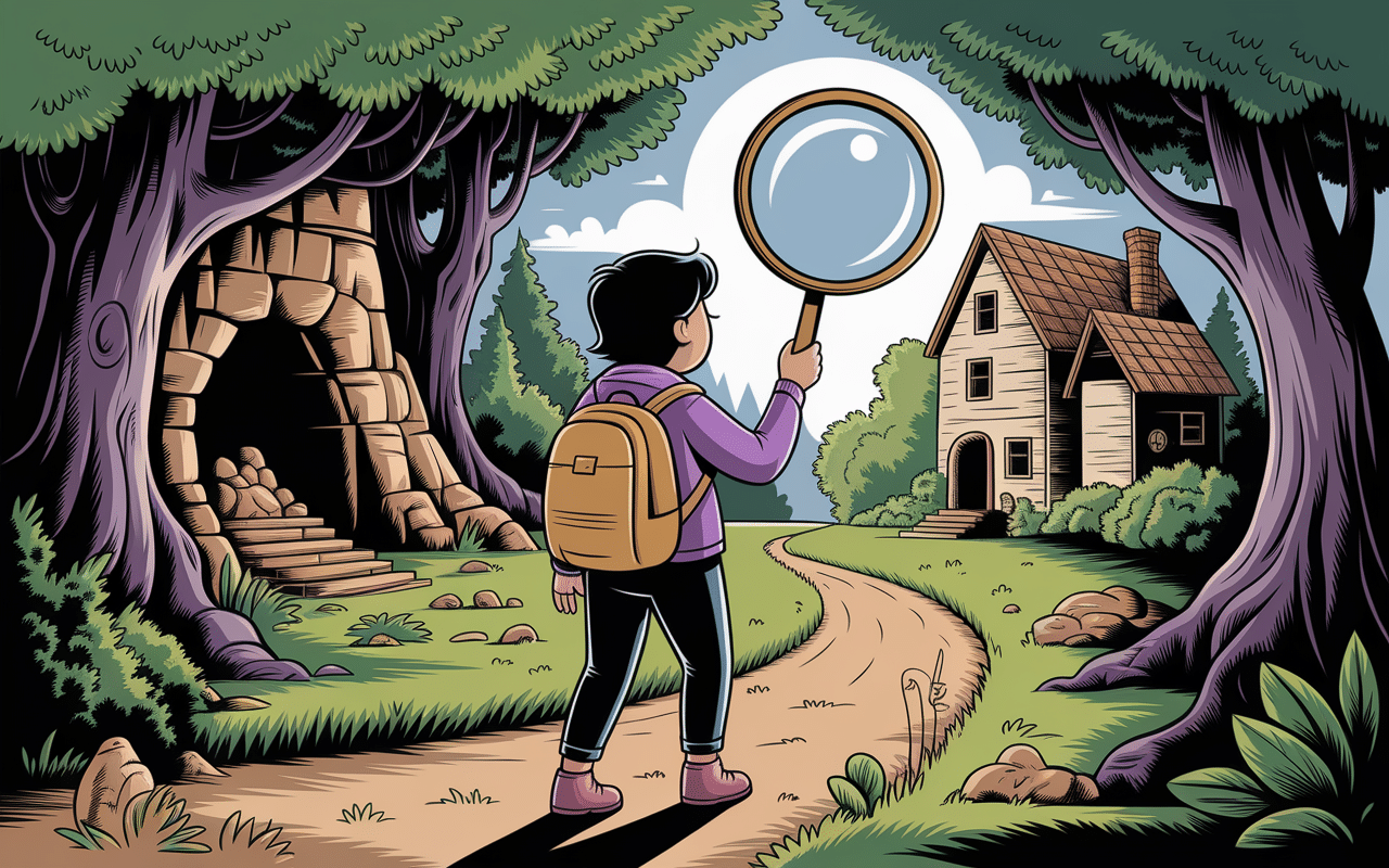 Personne explore sentier lieux insolites autour de moi