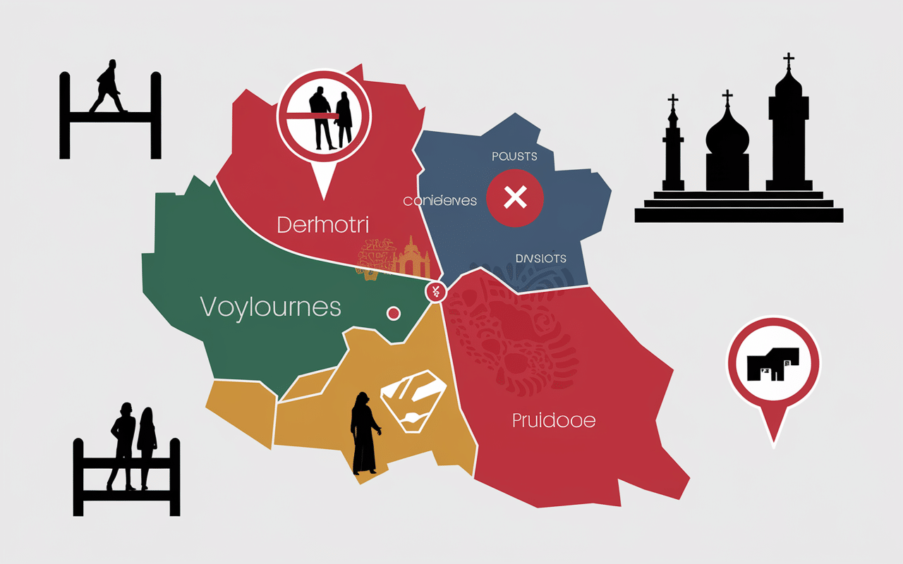 chypre : tourisme dangereux carte zones risques