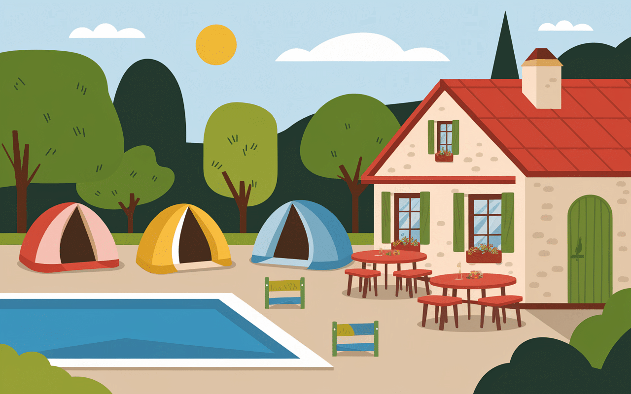 Camping gîte restaurant Corcieux Vosges