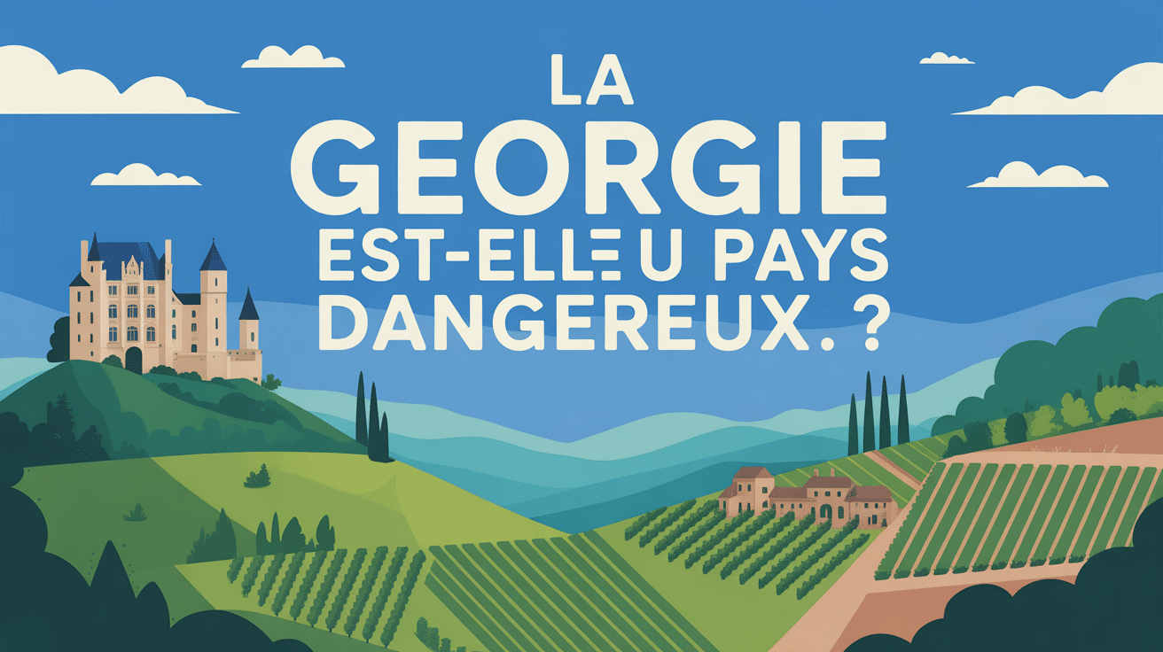 géorgie pays dangereux paysage vignobles château montagnes