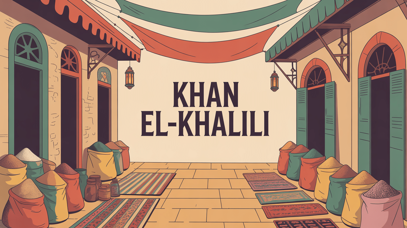 khan el-khalili cairo egypt souk bazar ambiance traditionnelle