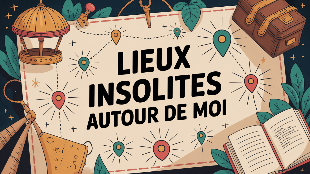Carte au trésor lieux insolites autour de moi exploration