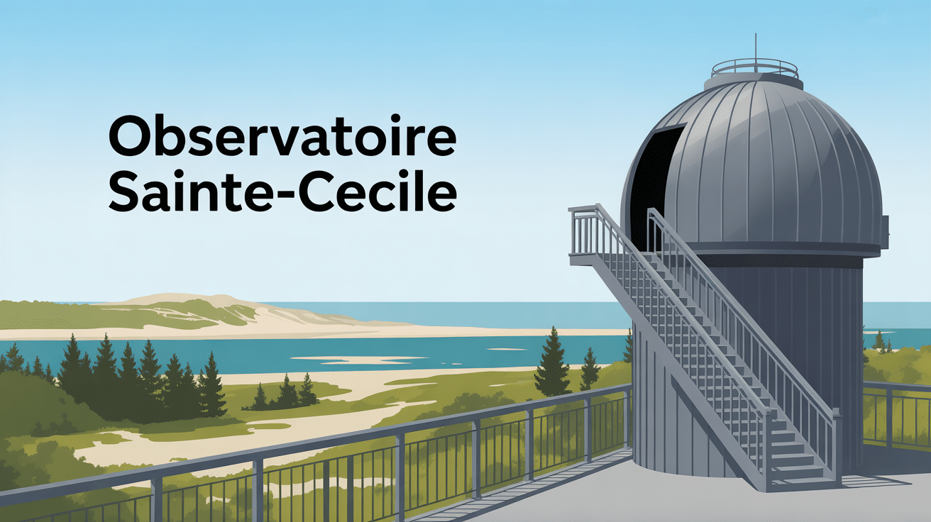 Observatoire Sainte Cécile plateforme panoramique bassin Arcachon