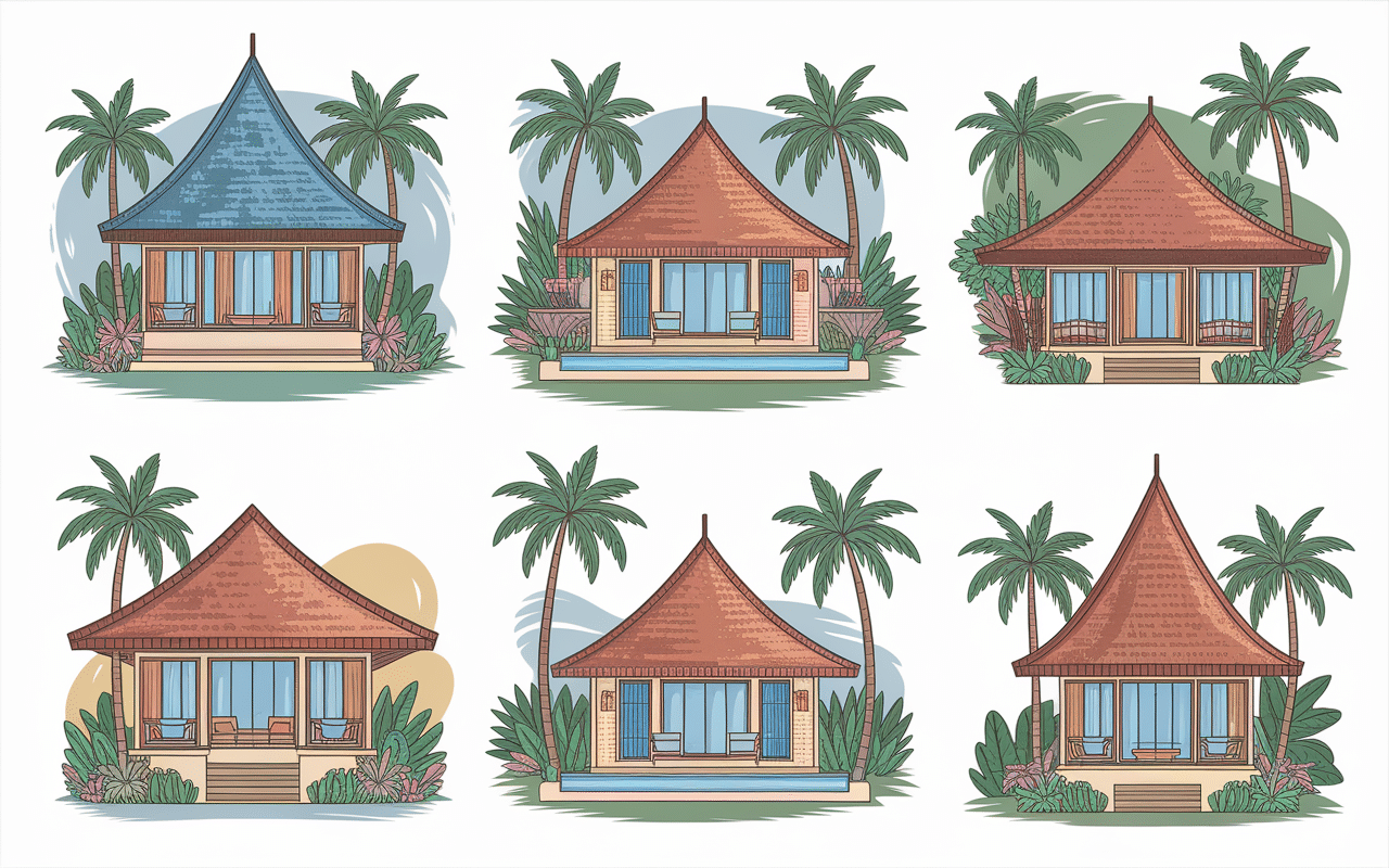 Villa hôtel bungalow Seminyak Bali