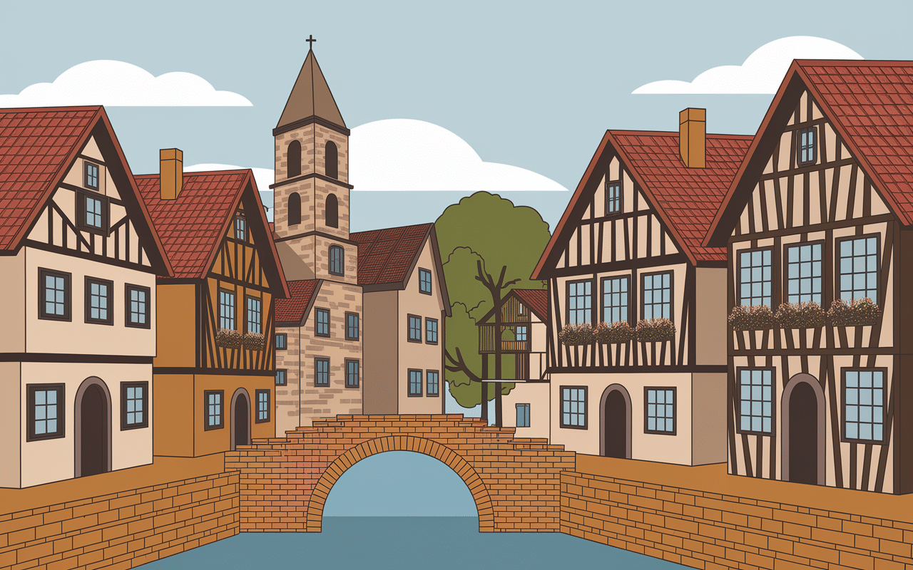 Centre historique verdun sur le doubs pont église