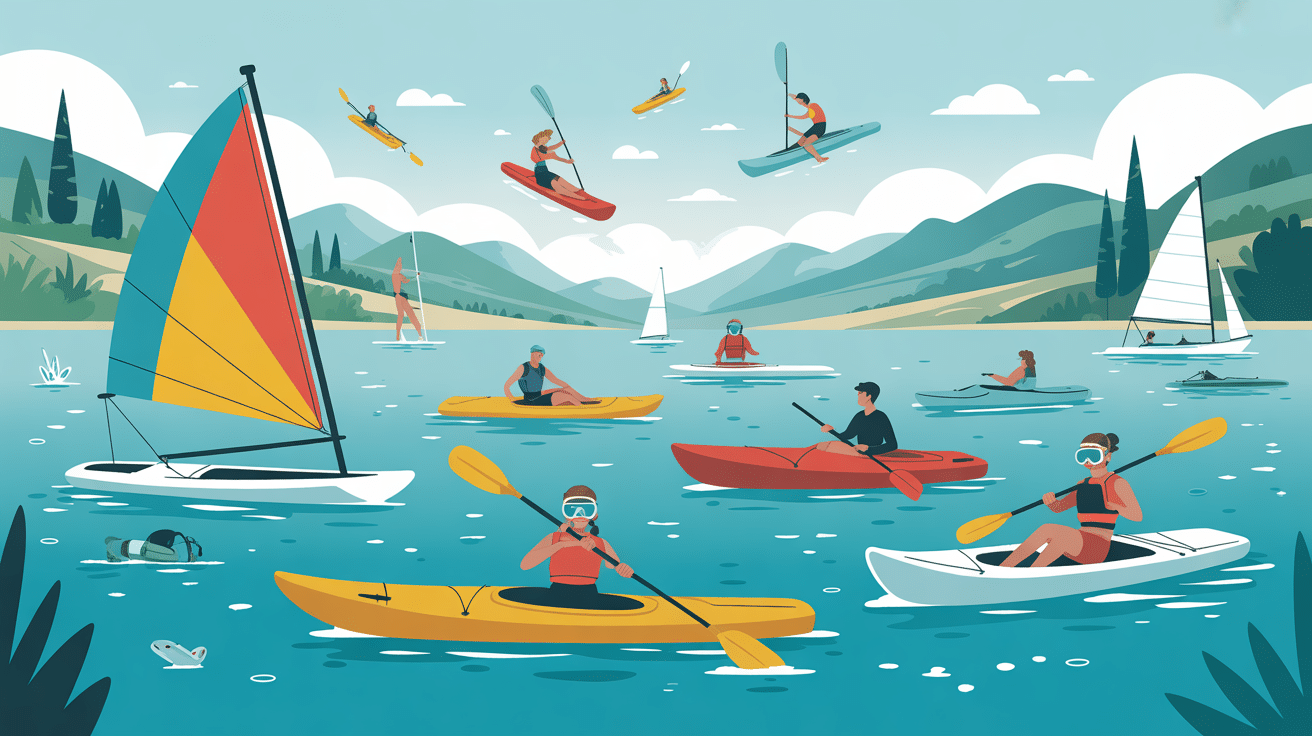 sports nautiques lac du bourget
