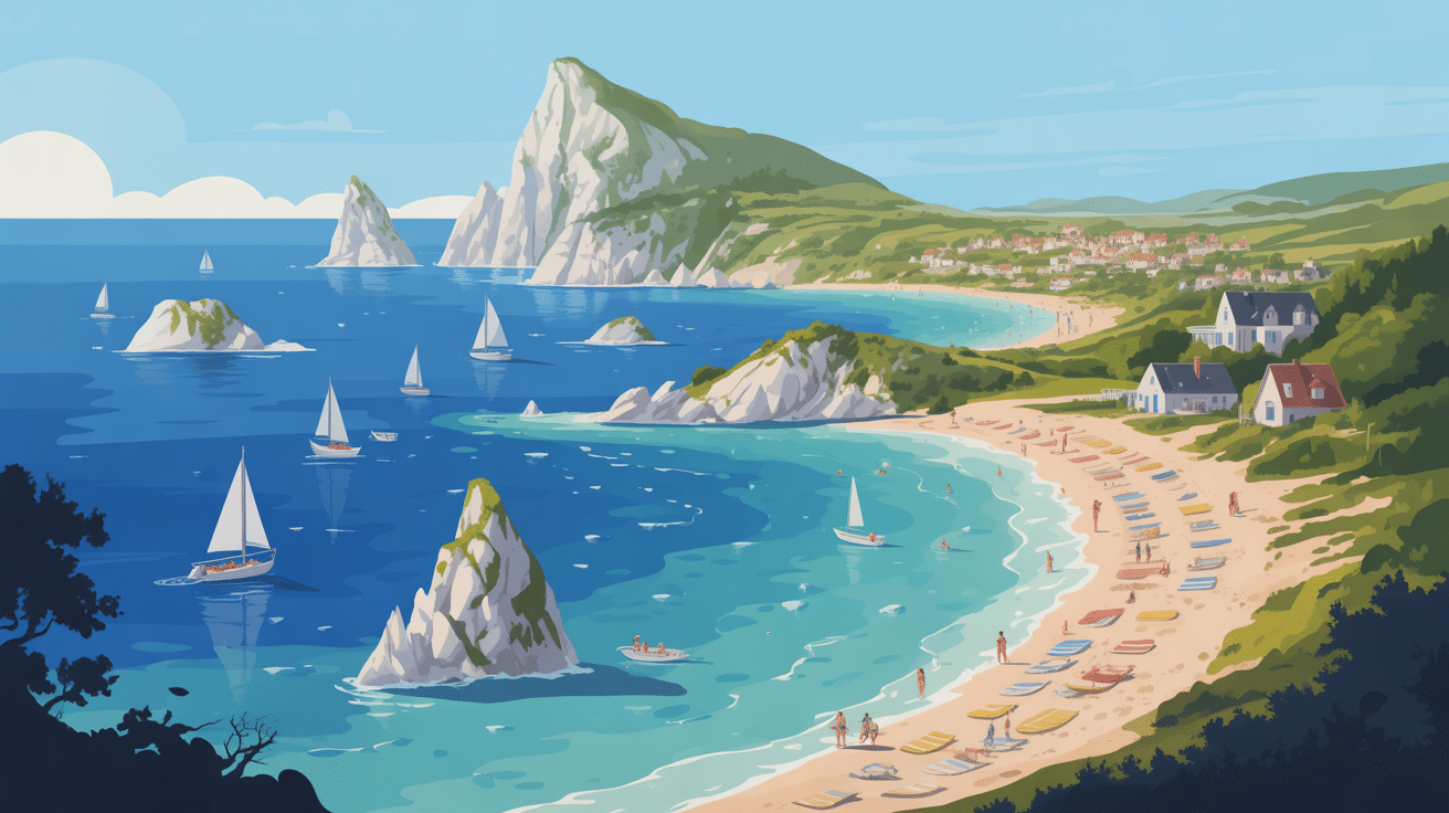 Illustration littoral albanie plage criques