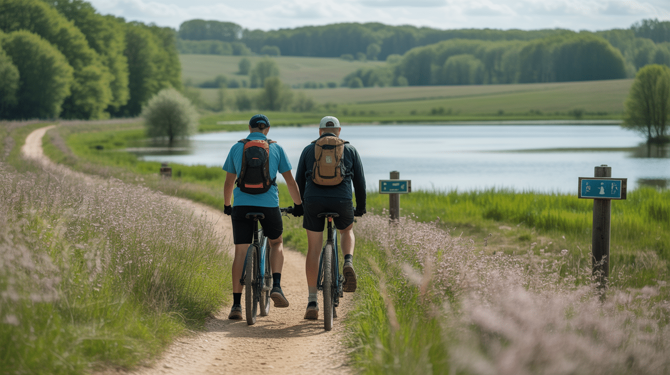 sentiers randonnée nature beaulieu sous la roche pêcheurs vtt