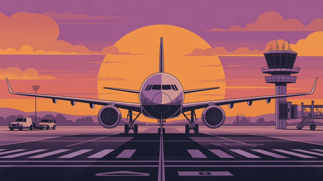Boeing 777-300 sur tarmac aéroport