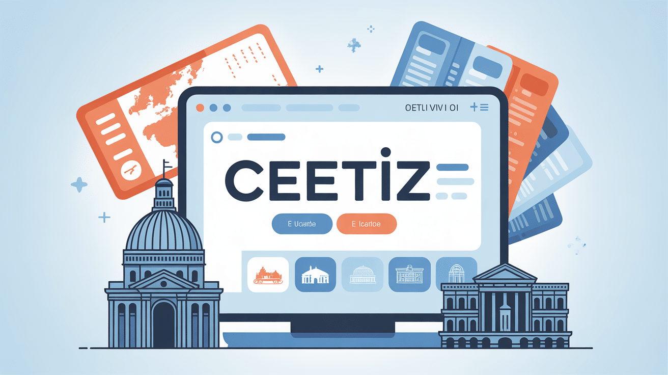 interface ceetiz réservation activités et billets