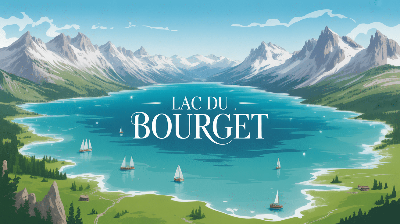 vue panoramique lac du bourget alpes