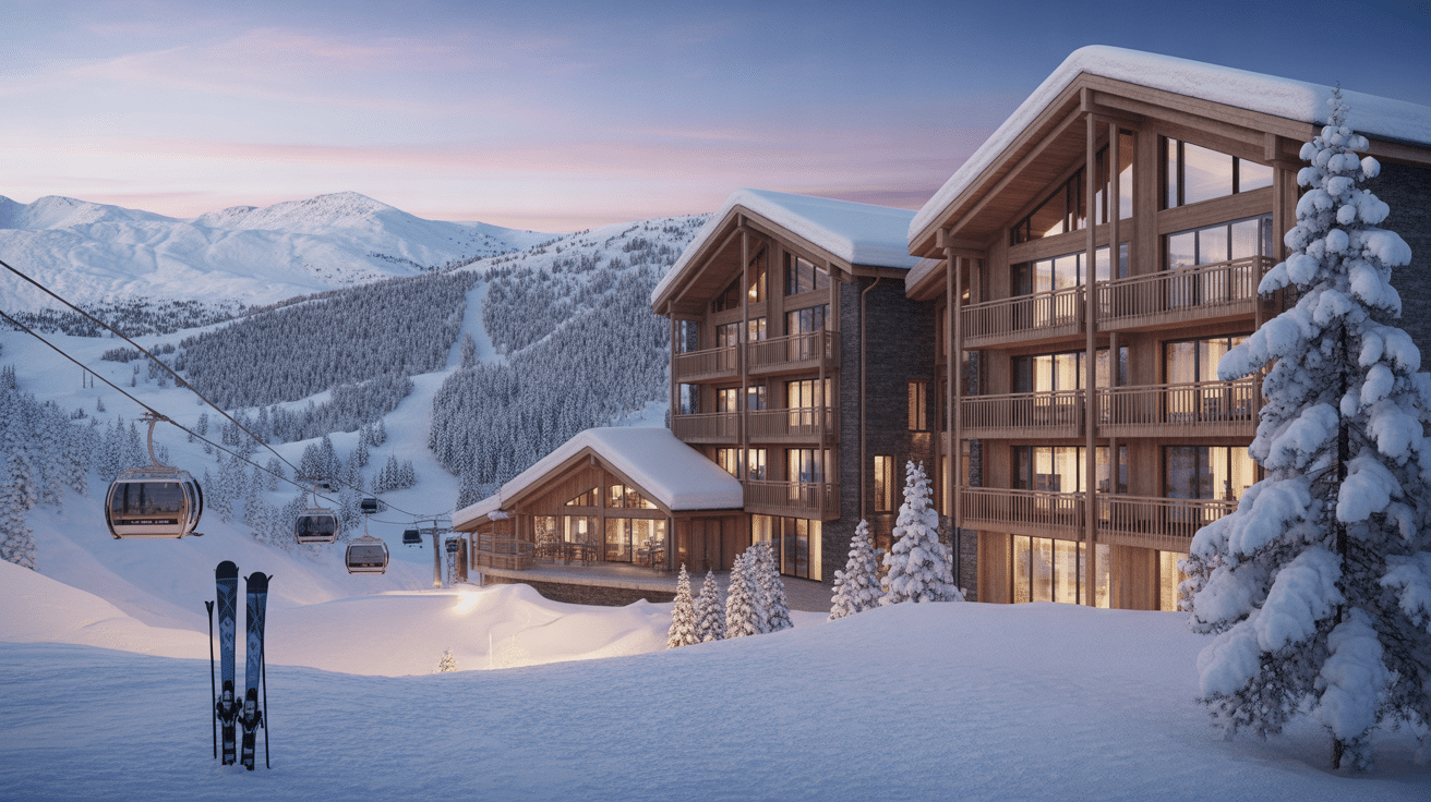 Appartements Long Trail House Stratton avec pistes de ski
