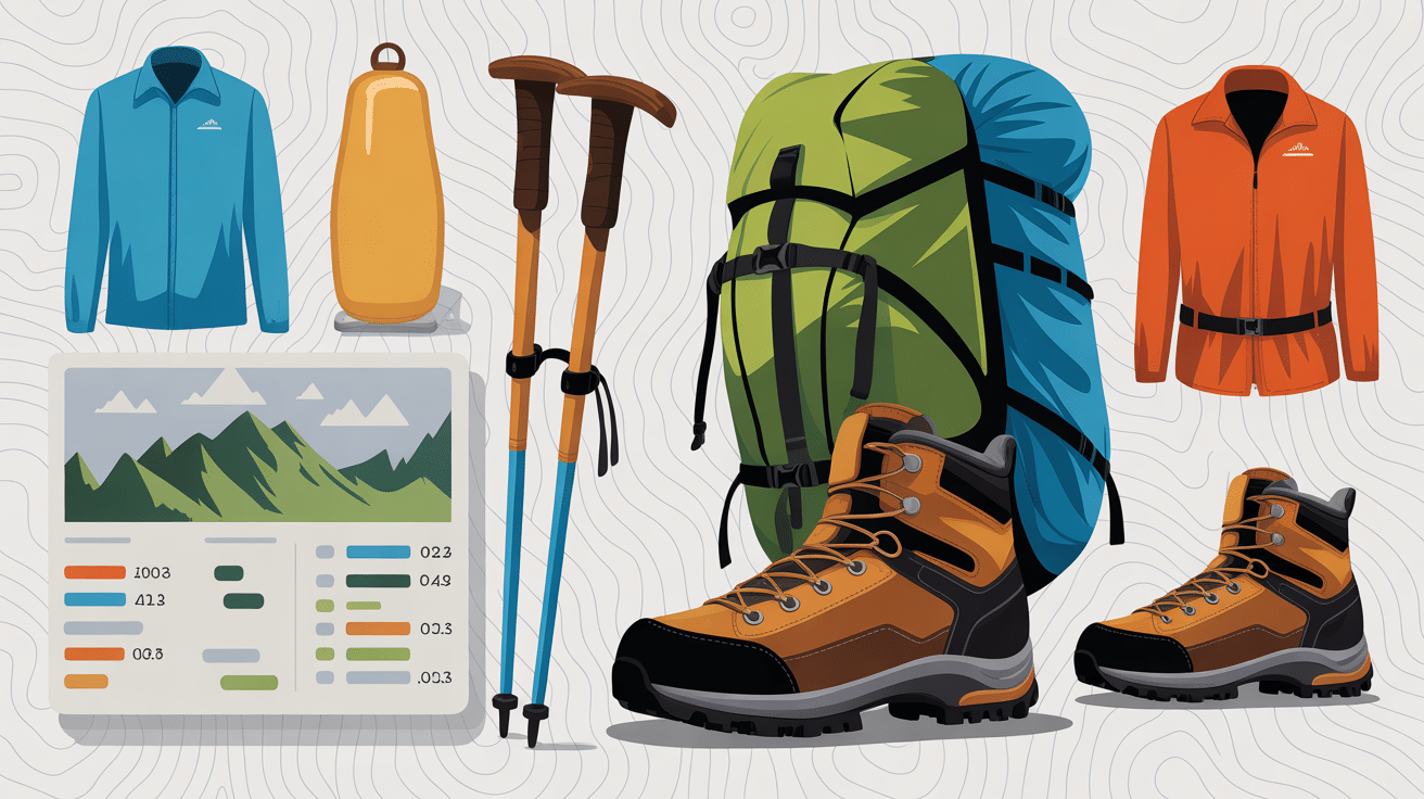 Equipement randonnee monte cinto carte topographique