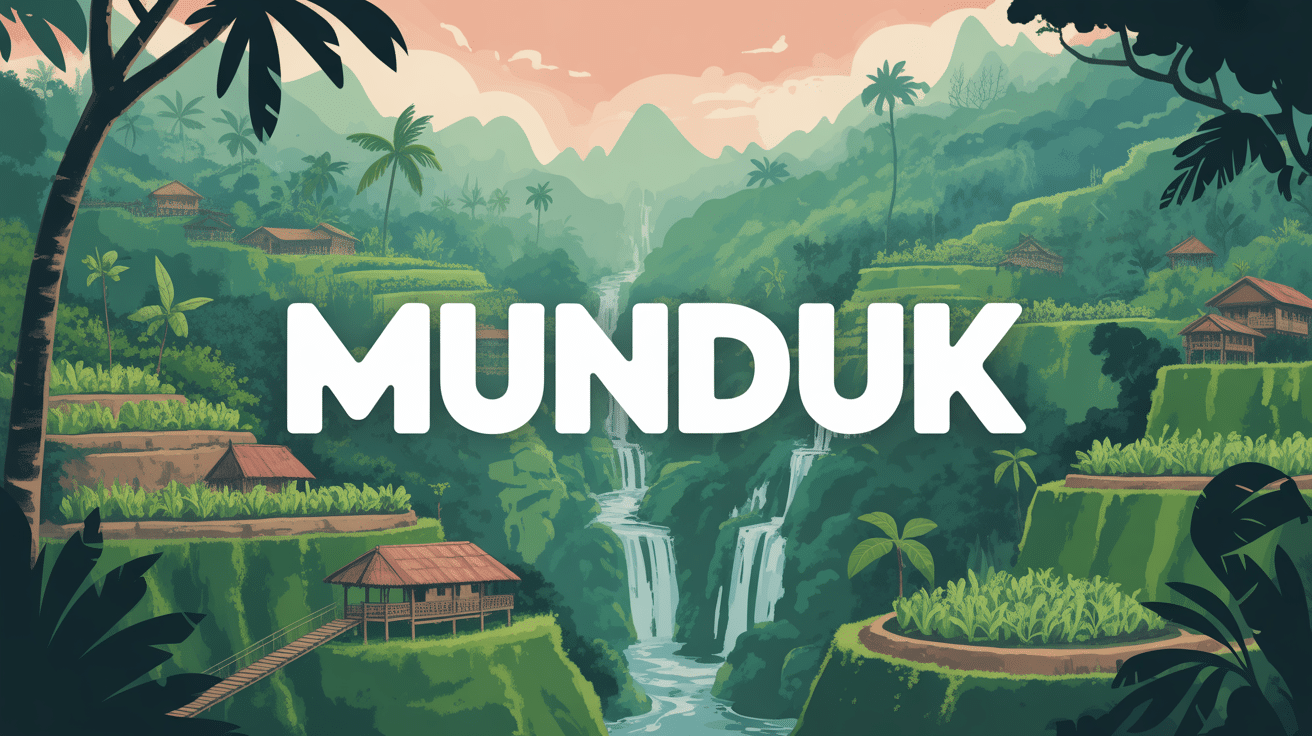 vue panoramique munduk cascades plantations