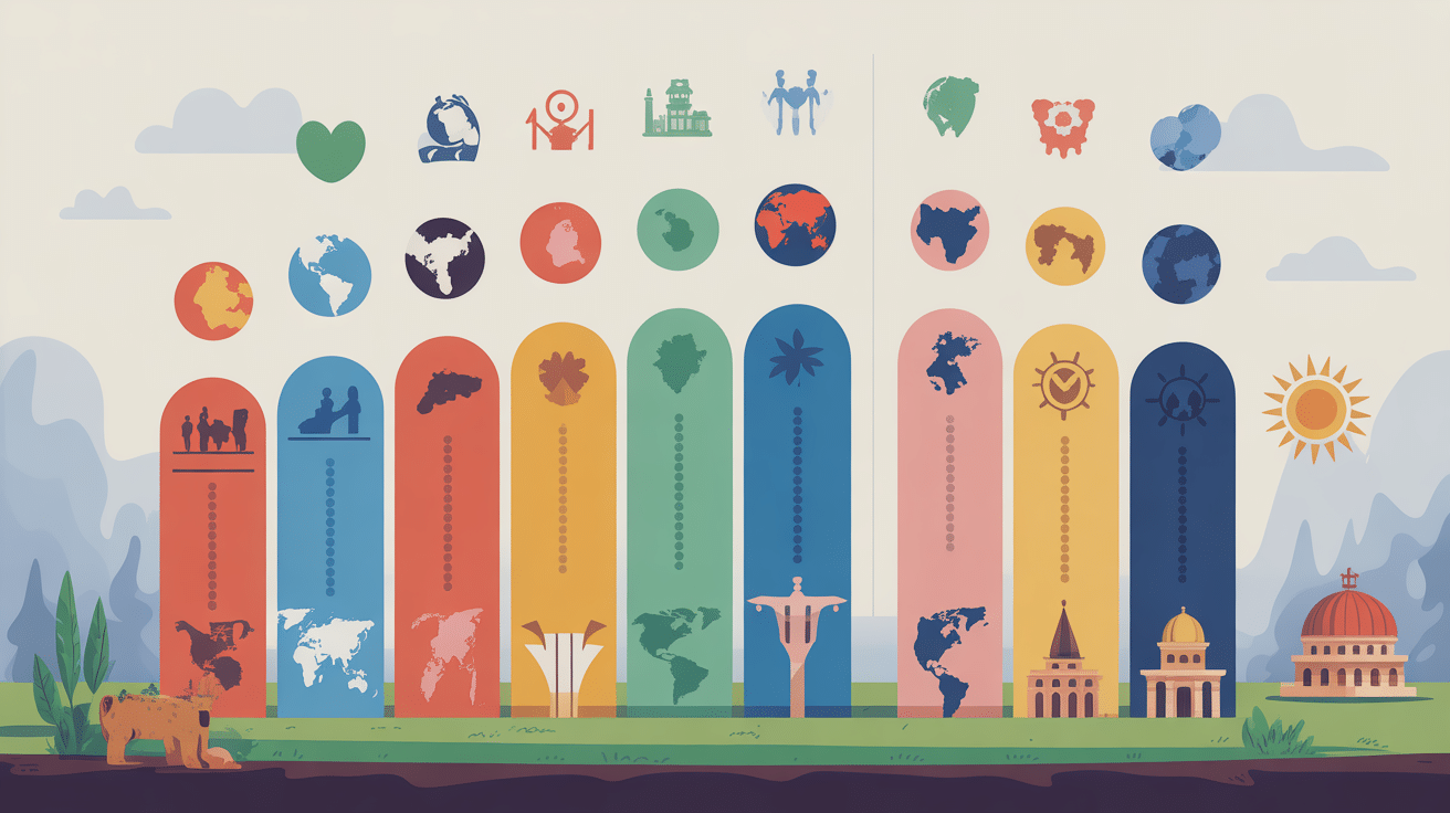 Tableau classification pays en S jeux continents