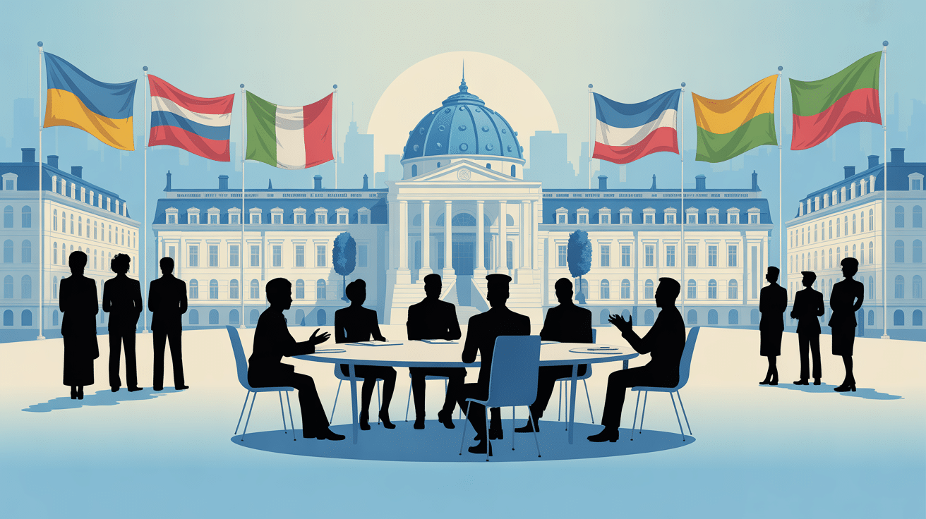 Pays en S influence mondiale table ronde diplomatie