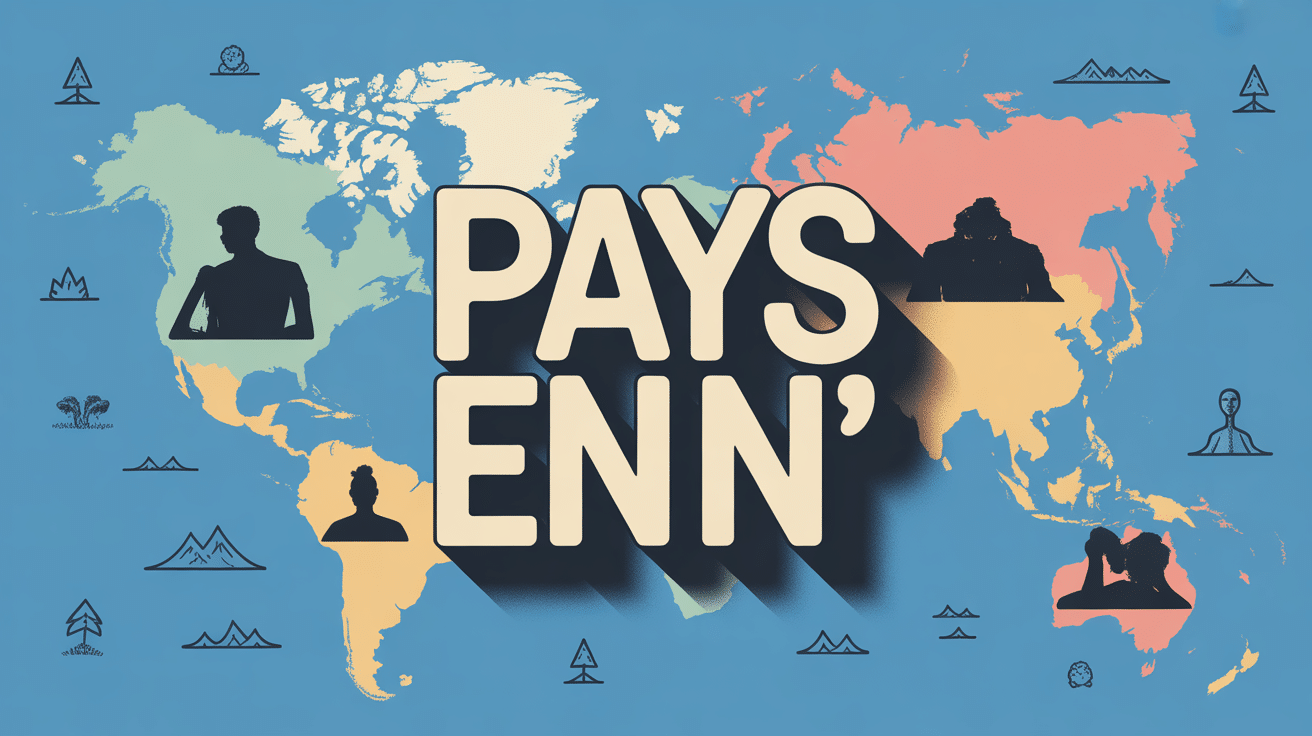 carte mondiale pays en n