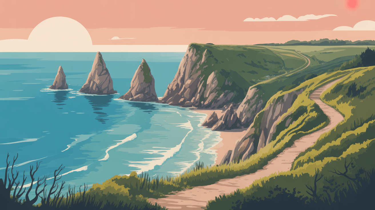 Paysages marins pointe de Pen Hir et Tas de Pois