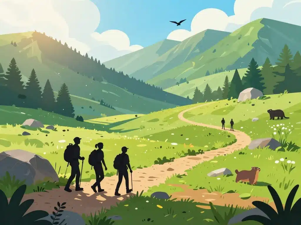 randonnée et faune sauvage vallée d'aspe