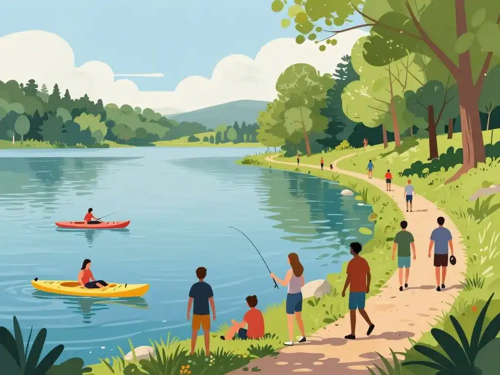 activités au barrage de vouglans baignade bateau pêche