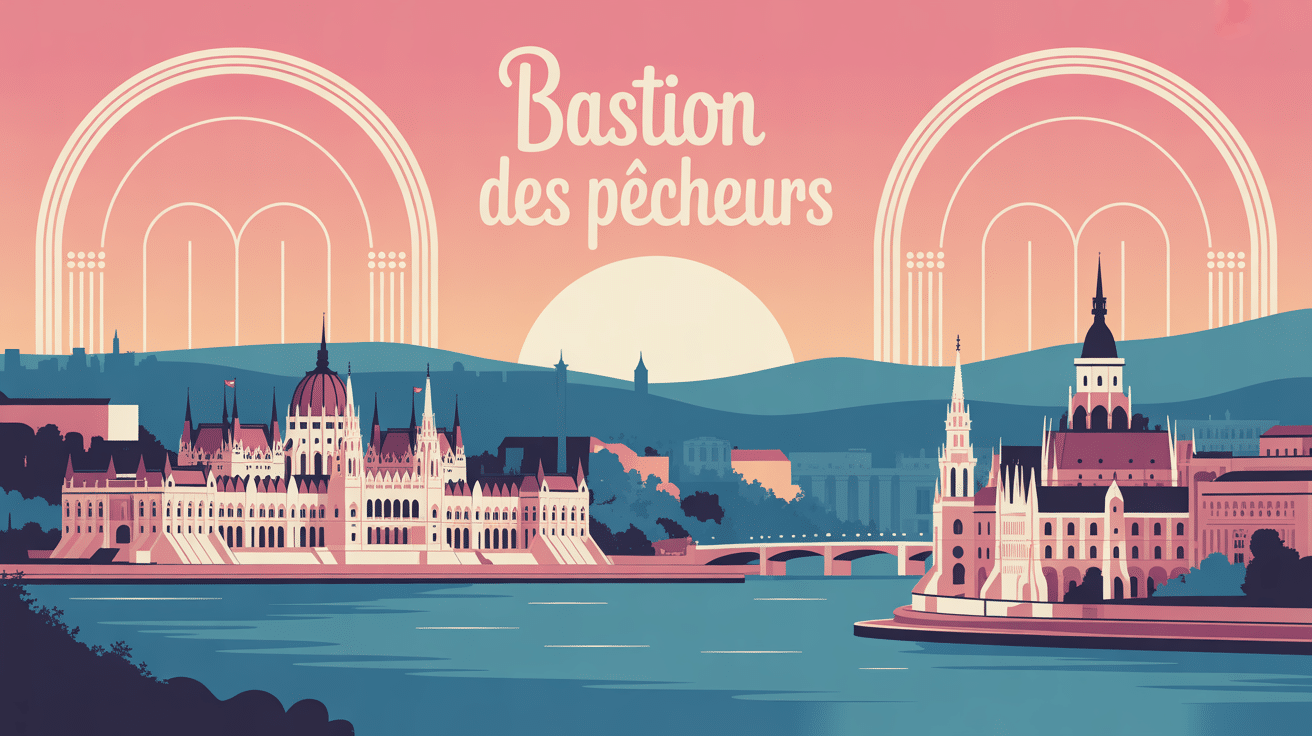 vue panoramique bastion des pêcheurs Budapest lever du soleil