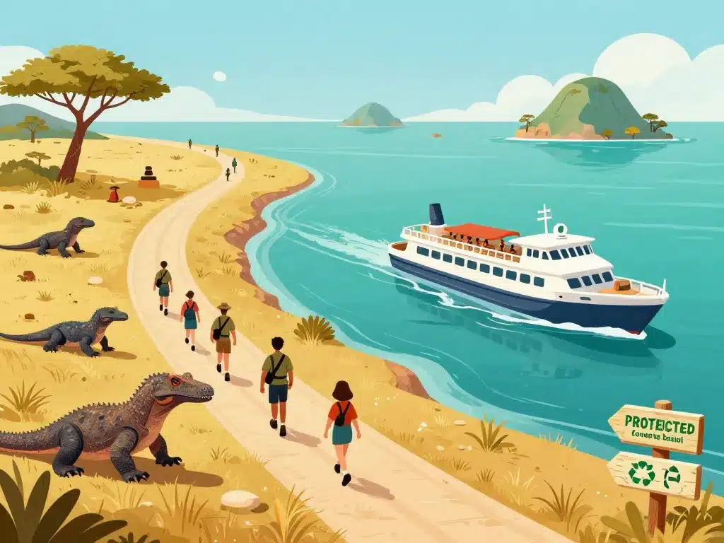 Visite dragons Komodo island randonnée et excursion bateau